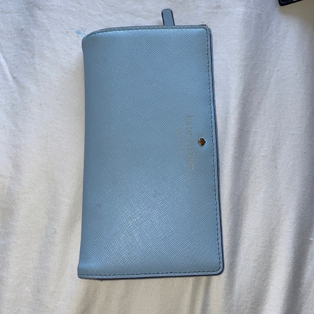 Baby blue Kate spade wallet